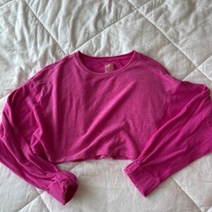 Free People Movement Cropped Surfside Sweatshirt